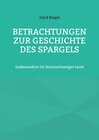 Buchcover Betrachtungen zur Geschichte des Spargels