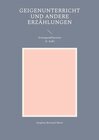 Buchcover Geigenunterricht und andere Erzählungen