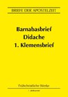 Buchcover Barnabasbrief, Didache, 1.Klemensbrief