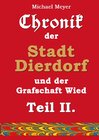 Buchcover Chronik der Stadt Dierdorf und der Grafschaft Wied - Teil II.