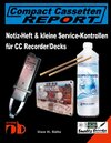 Buchcover Notiz-Heft & kleine Service-Kontrollen für CC Recorder/Decks