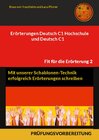 Buchcover Erörterungen Deutsch C1 Hochschule und Deutsch C1 * Mit Schablonen erfolgreich schreiben