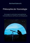 Buchcover Philosophie der Kosmologie