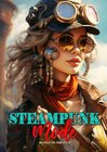 Buchcover Steampunk Mode Malbuch für Erwachsene