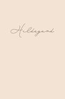 Buchcover Hildegard - Notizbuch/Tagebuch - klassisch &amp; elegant
