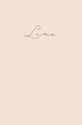 Buchcover Lina - Notizbuch/Tagebuch - klassisch &amp; elegant