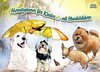 Buchcover Monatsplaner für Kinder * mit Hundebildern