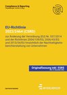 Buchcover Compliance &amp; Reporting / EU-Richtlinie 2022/2464 (CSRD) inkl. ESRS