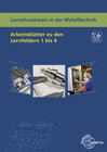 Buchcover Lernsituationen in der Metalltechnik Arbeitsblätter zu den Lernfeldern 1 - 4