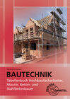 Buchcover Tabellenbuch Hochbaufacharbeiter, Maurer, Beton- und Stahlbetonbauer