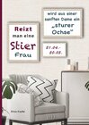 Buchcover Reizt man eine Stier Frau, wird aus einer sanften Dame ein sturer Ochse