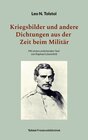 Buchcover Kriegsbilder und andere Dichtungen aus der Zeit beim Militär