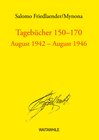 Buchcover Tagebücher 150-170