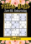 Buchcover 60 Geburtstag Geschenk | Alles Gute zum 60. Geburtstag - Sudoku