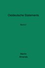 Buchcover Ostdeutsche Statements