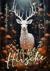Buchcover Herbst Hirsche Malbuch für Erwachsene
