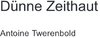 Buchcover Dünne Zeithaut