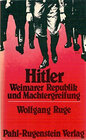 Buchcover Hitler, Weimarer Republik und Machtergreifung