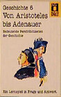 Buchcover Aulis Kartenspiele. Faltschachtel mit 80 Spielkarten, 1 Spielanleitung... / Geschichte / Von Aristoteles bis Adenauer