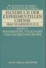 Buchcover Handbuch der experimentellen Chemie. Sekundarbereich II / Wasserstoff, Stickstoff- und Sauerstoffgruppe