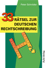 Buchcover Kopiervorlagen Deutsch / 33 Rätsel zur deutschen Rechtschreibung