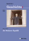 Buchcover Unterricht Geschichte / Reihe A, Band 13: Die Weimarer Republik