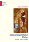 Buchcover Musikwissenschaftliches Arbeiten