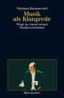 Buchcover Musik als Klangrede