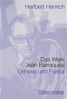 Buchcover Das Werk Jean Barraqués