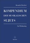 Buchcover Kompendium der musikalischen Sujets