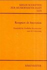 Buchcover Rezeption als Innovation