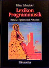 Buchcover Lexikon Programmusik