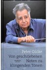 Buchcover Peter Gülke - Von geschriebenen Noten zu klingenden Tönen