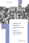 Buchcover Moderne als Geschichtsvergewisserung