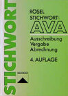 Buchcover Stichwort AVA