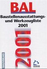 Buchcover BAL - Baustellenausstattungs- und Werkzeugliste 2000