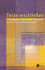 Buchcover Texte erschließen - Grundlagen - Methoden - Beispiele für den Deutsch- und Religionsunterricht