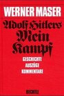 Buchcover Adolf Hitlers Mein Kampf