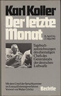 Buchcover Der letzte Monat