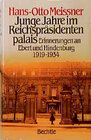 Buchcover Junge Jahre im Reichspräsidentenpalais