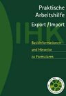Buchcover Praktische Arbeitshilfe Export - Import