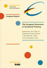 Buchcover The European Dimension in Vocational Training