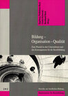 Buchcover Bildung - Organisation - Qualität