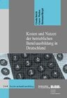 Buchcover Kosten und Nutzen der betrieblichen Berufsausbildung in Deutschland