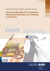 Buchcover Cost and Benefits of In-Company Vocational Education and Training in Germany