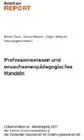 Buchcover Report / Professionswissen und erwachsenenpädagogisches Handeln