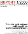 Buchcover Theoretische Grundlagen und Perspektiven der Erwachsenenbildung