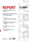 Buchcover REPORT - Zeitschrift für Weiterbildungsforschung 03/2009