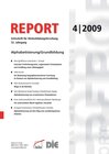 Buchcover REPORT - Zeitschrift für Weiterbildungsforschung 04/2009