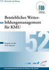 Buchcover Betriebliches Weiterbildungsmanagement für KMU